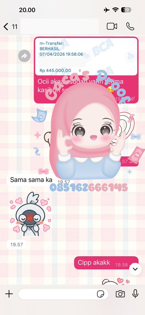 Caca ♡ ⃗ | WA di bio tweet media