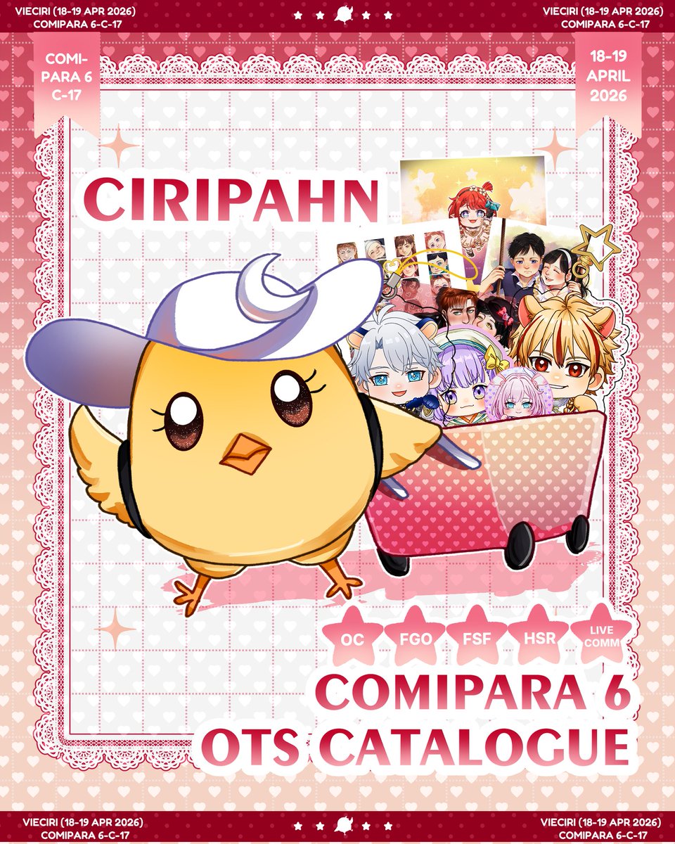 CIRIPAHN-COMIPARA 6 ( C-17 ) 🐣✨ tweet media