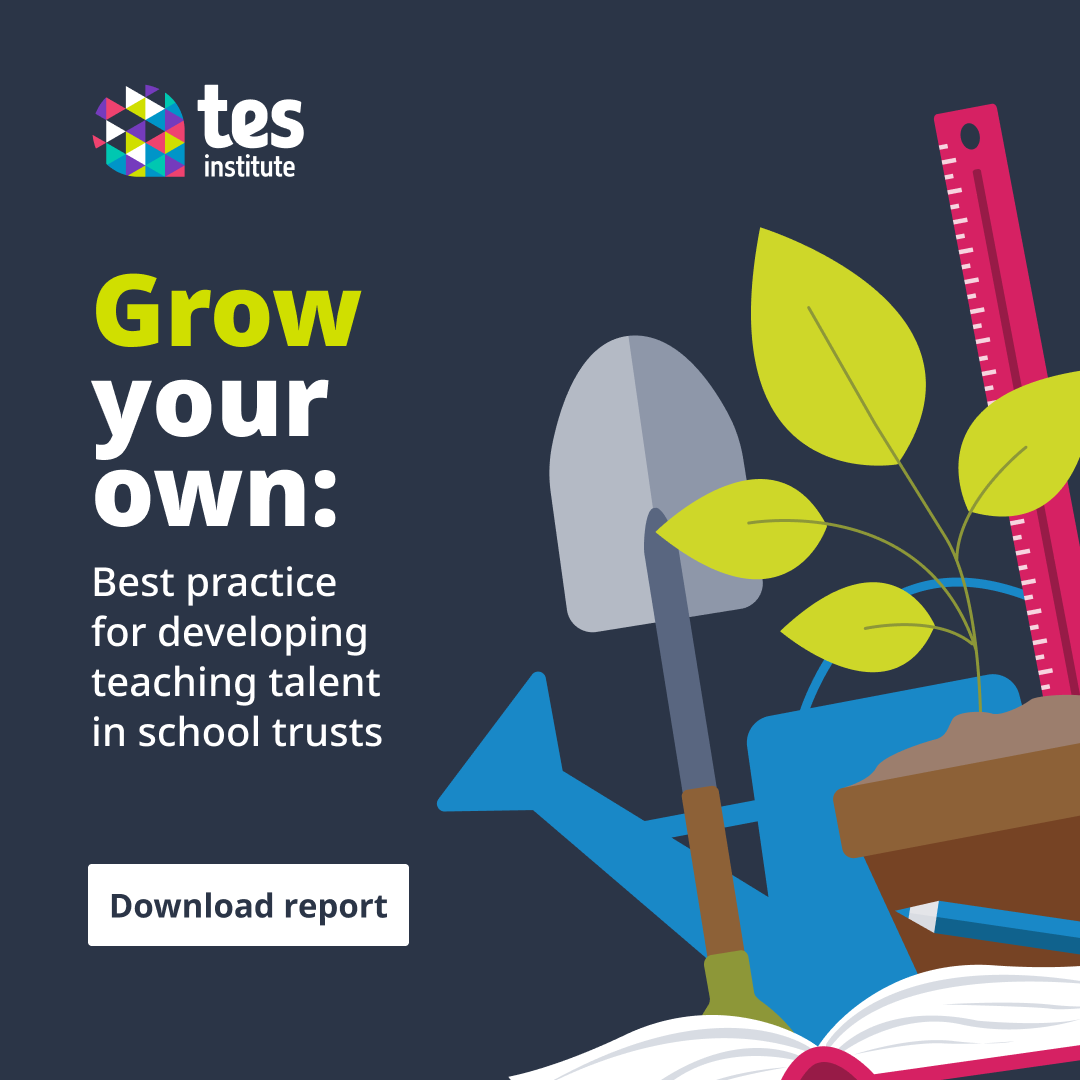 Tes_Institute's tweet photo. ❓How are you developing teaching talent across your trust?

Our latest report explores how trusts are building sustainable pathways for teacher growth and retention. 

👉 Get the report https://t.co/yzqBD0hrM6

#GrowYourOwn #StaffDevelopment #TeacherDevelopment #TeacherTraining https://t.co/gHVZlZlEcW