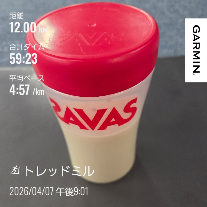 teppei_p's tweet image. 今朝は雨だったので、夜のトレッドミルです！
外ランを再開して筋トレの頻度が減ってきましたので、こうゆう時には行いたいと思います！
#garmin #トレッドミル #エボライドスピード2