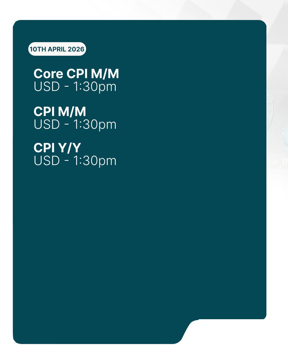 The three major US economic events moving the markets this week are the FOMC Minutes, GDP growth data, and the CPI inflation report.

1️⃣ Wed: FOMC Minutes (Interest rates) 
2️⃣ Thu: US GDP (Economic growth) 
3️⃣ Fri: US CPI (Inflation)

High volatility expected for $USD pairs.