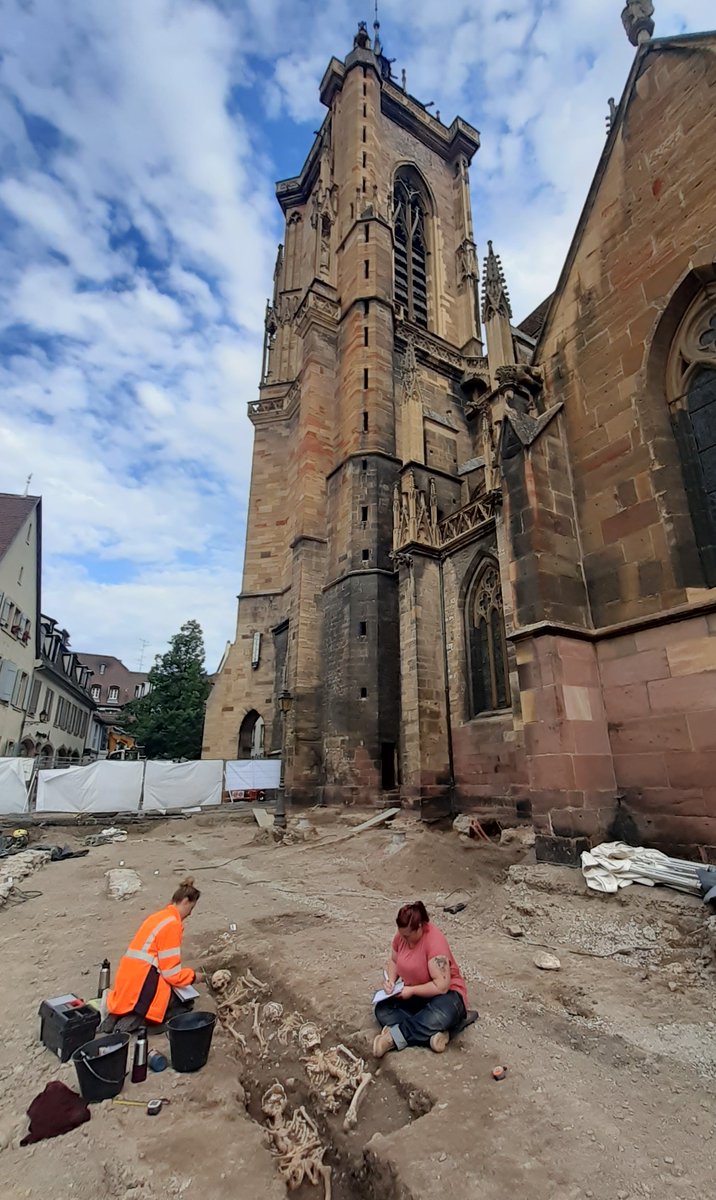 Inrap_ActuGE's tweet image. À Colmar, les fouilles de la place de la Cathédrale révèlent un passé fascinant 🏛️

Boris Dottori, archéologue à l'@Inrap, en présente les découvertes lors d’une #conférence

📅le 9 avril à 18h
📍 Auditorium des Musées de @Strasbourg
👉inrap.fr/archeologie-en…

#archéologie