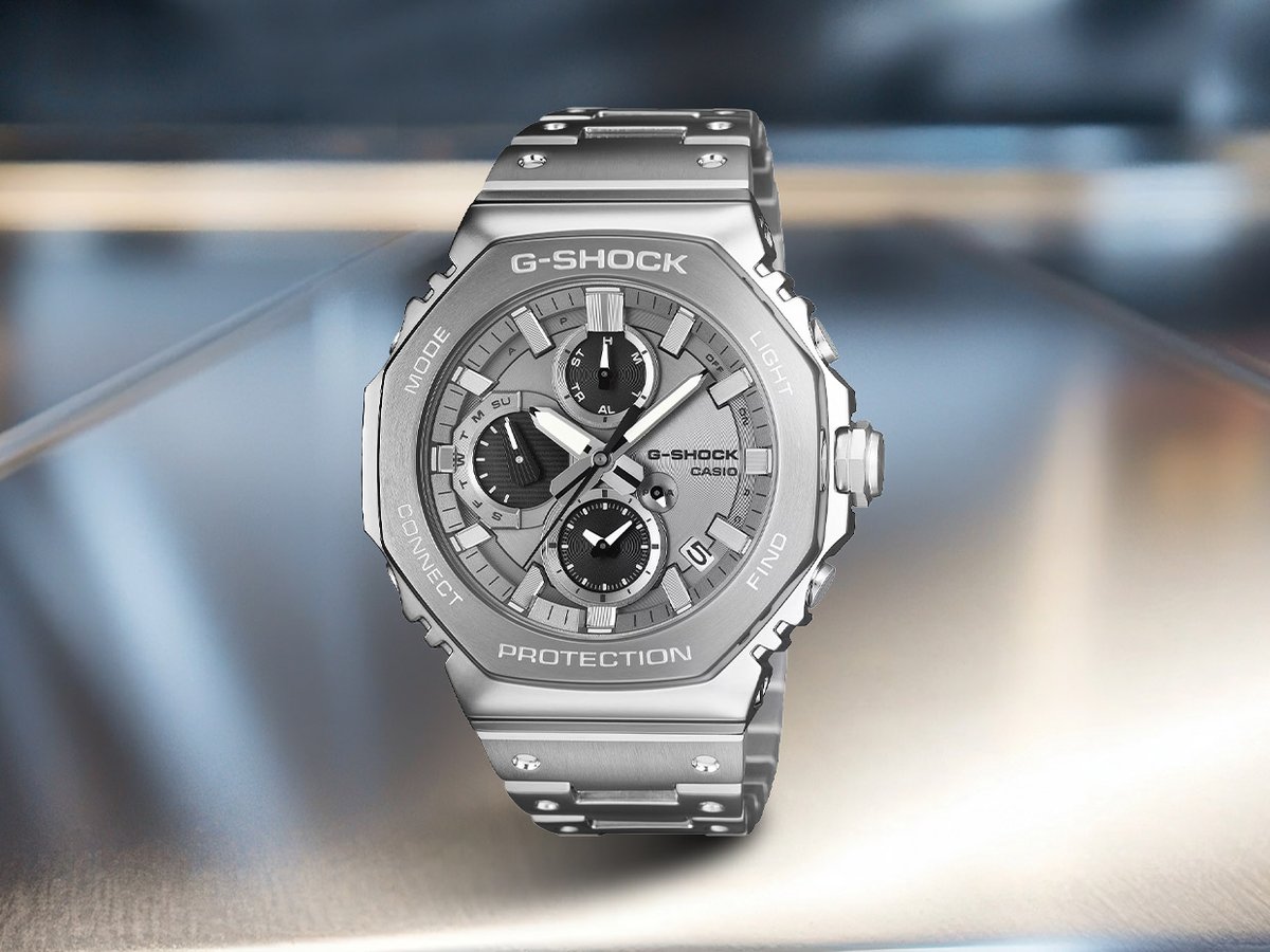 GamaCahaya's tweet image. 🎊 G-Shock Rilis G-Shock GMC-B2100ADS-1A, Hadir dengan Tampilan Full Metal 🎉

•
•
•
•
•

Casio kembali menambah koleksi “CasiOak” metal full analog dengan merilis G-Shock GMC-B2100ADS-1A.