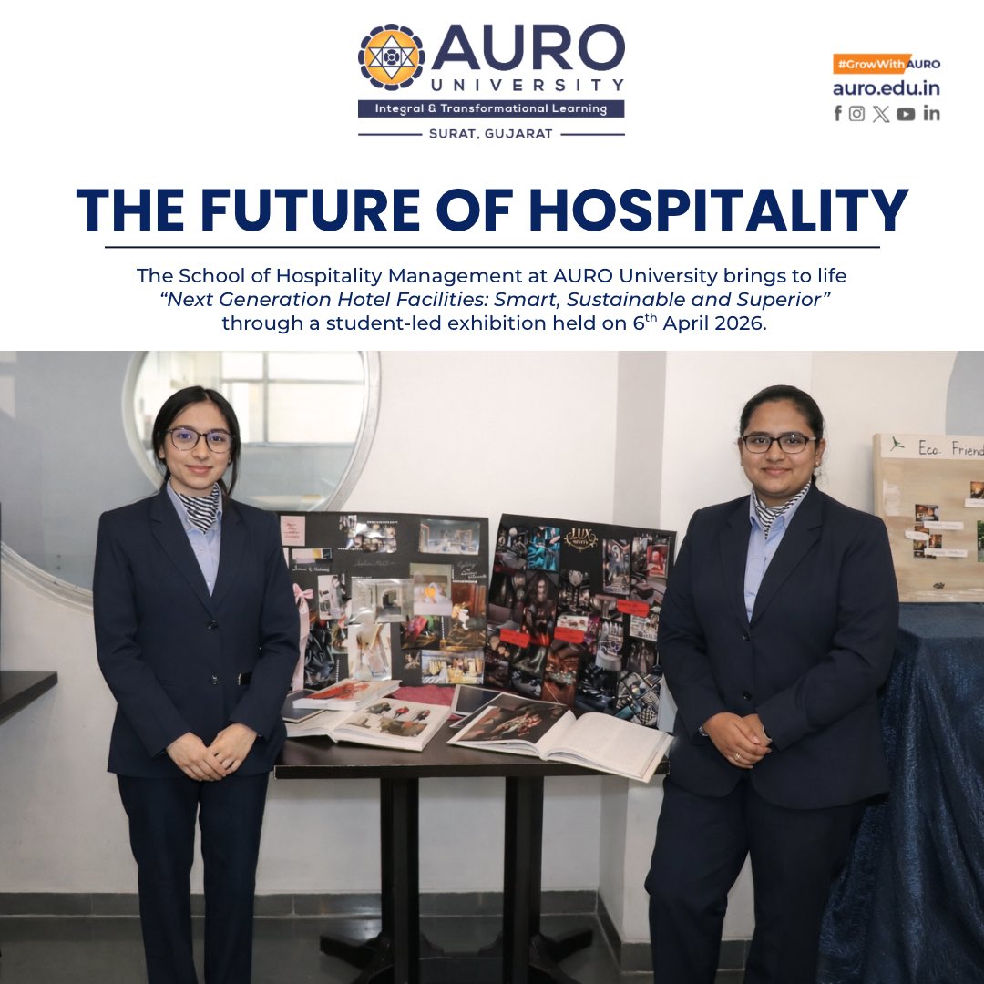 AURO University, Surat tweet media