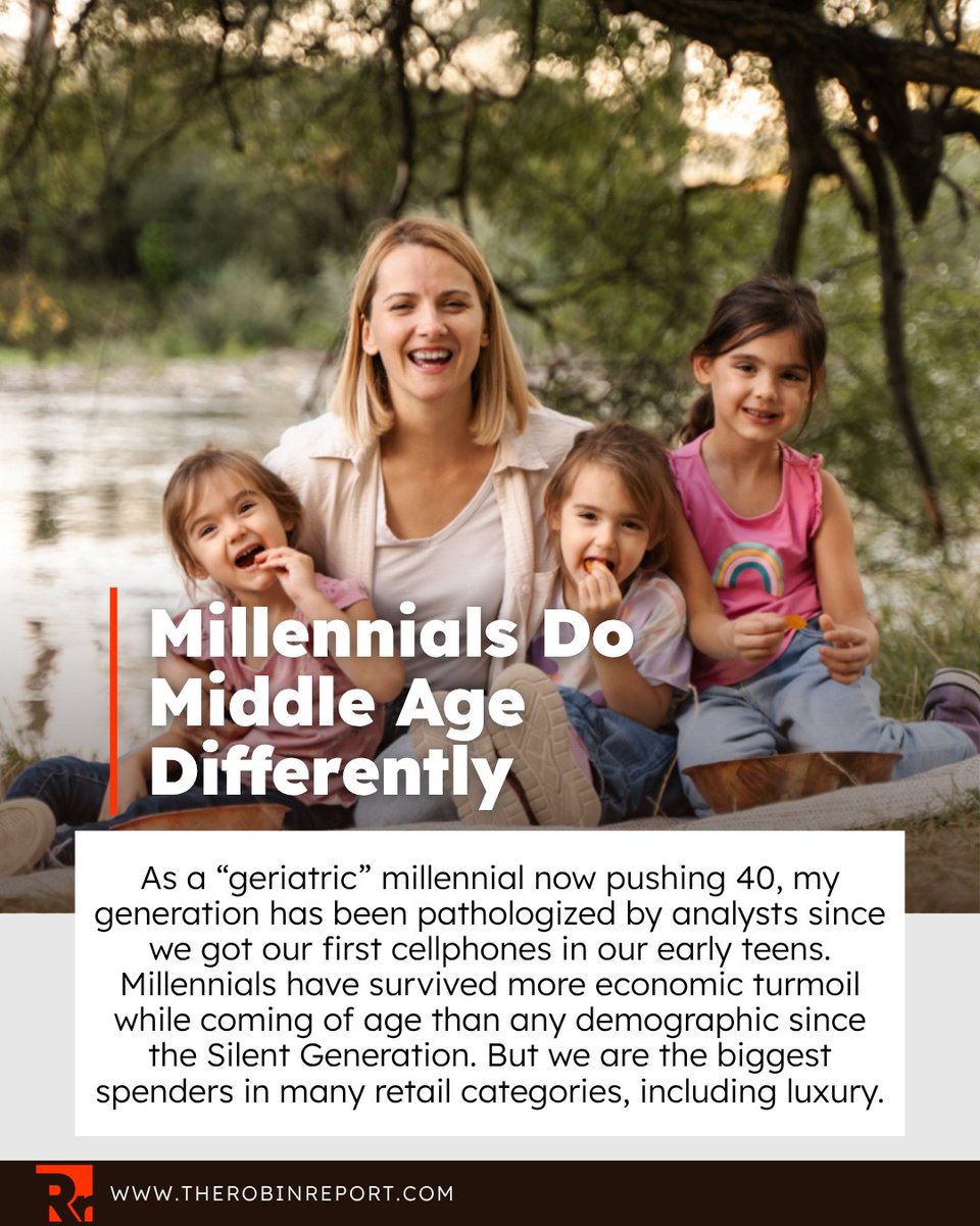 robinreport's tweet image. Millennials are entering peak spending years.
But they are more intentional than ever.

Trade down daily.
Spend big on meaning.

That tension is shaping retail.

Read more:
hubs.li/Q049R4lN0

#ConsumerBehavior #RetailStrategy #Millennials