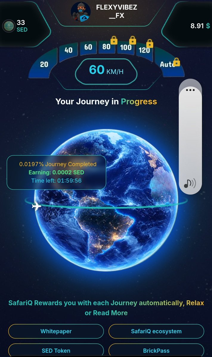 FLEXYVIBEZ__FX's tweet image. Here we go again ..I am flying and earning at the same time ...SafariQ is building the Travel Universe for travellers ..

Will you love to fly with me ? 

D
#SafarIQ #Everyone #web3‌‌