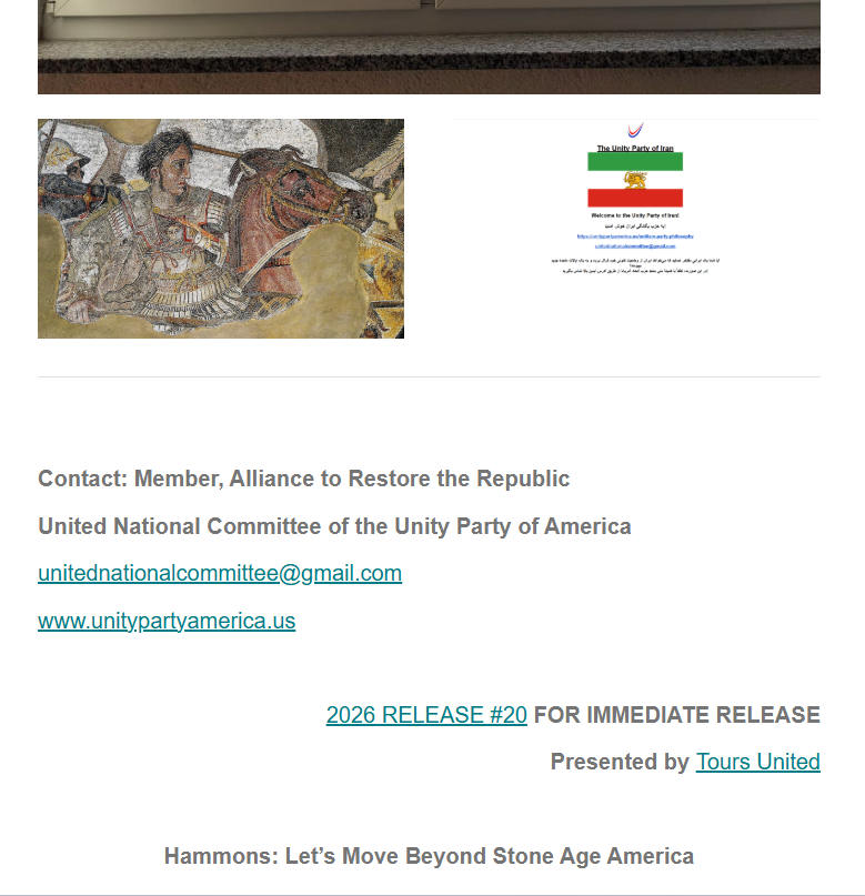 unitypartyus's tweet photo. #UnitedWeWin #IranWar‌ #IranRevolution2026‌ https://t.co/wSFg8iOhSF