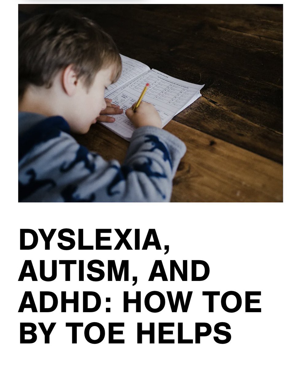Toe by Toe and dyslexia tweet media