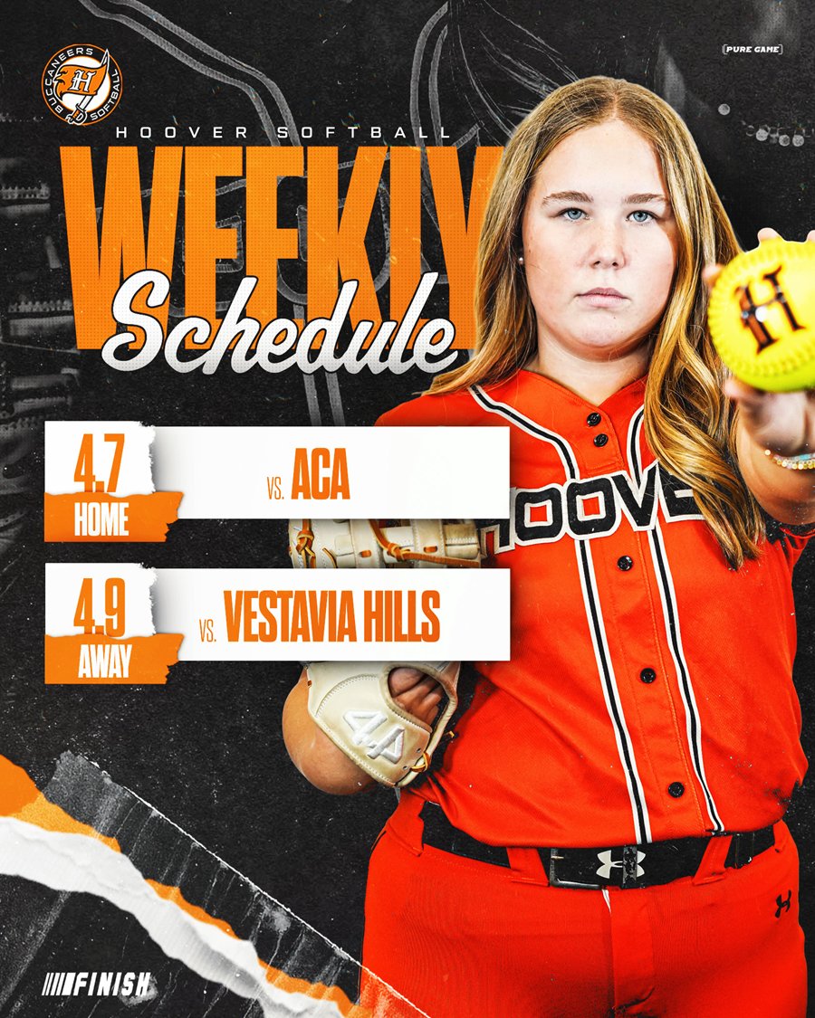Hoover_SB's tweet image. This week's schedule #FINISH 🏁