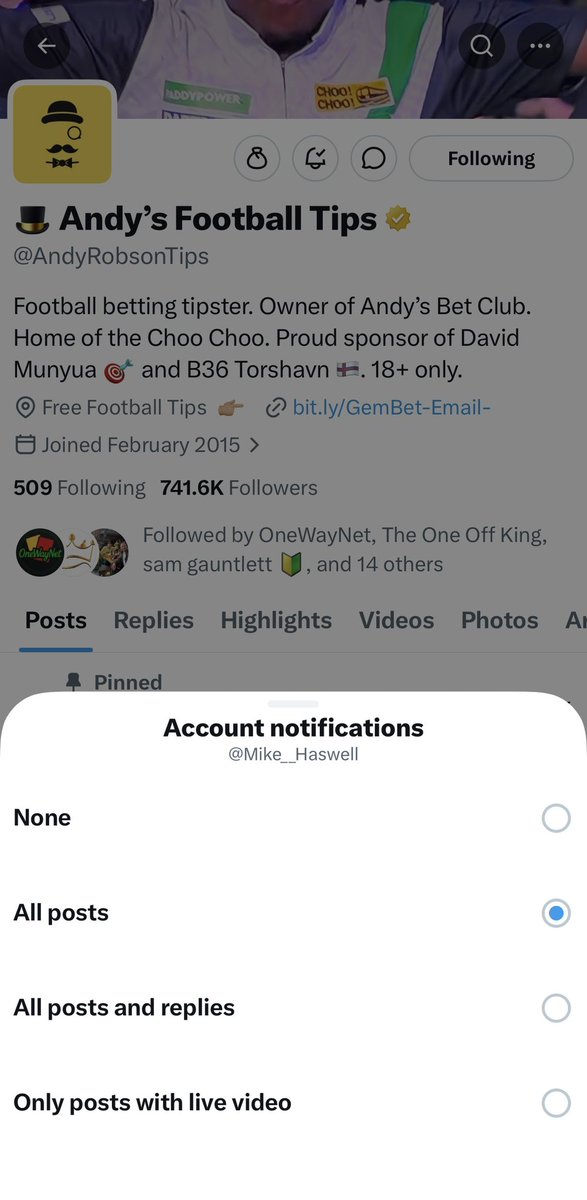 Mike Haswell tweet media