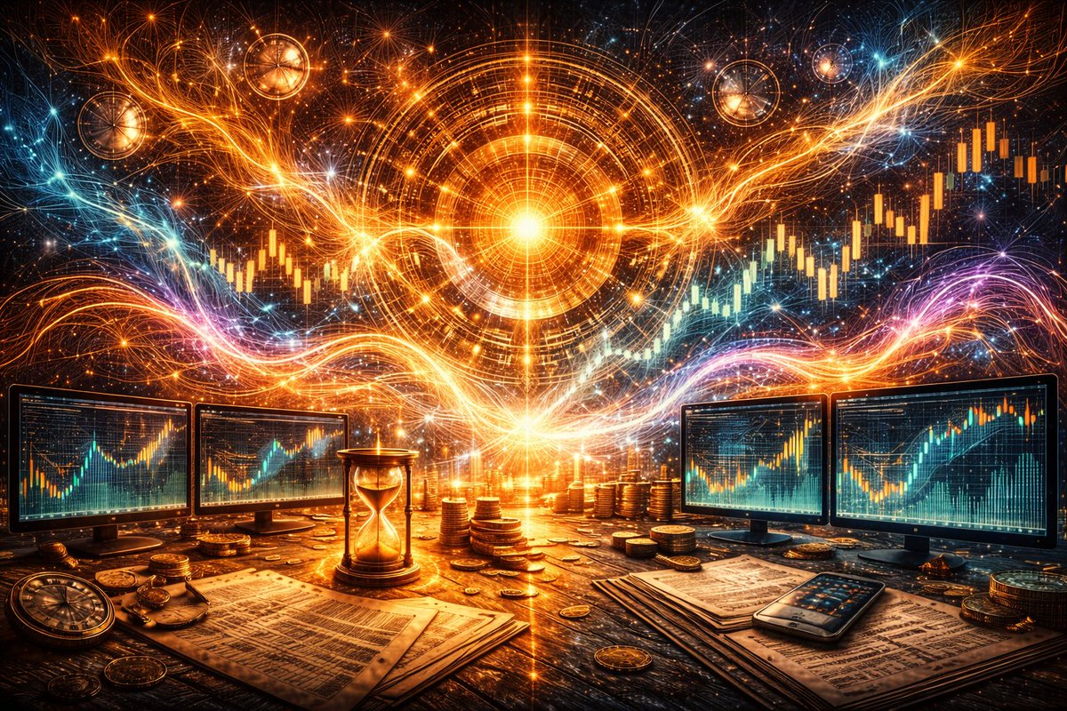 exclosion's tweet image. Markets don’t move randomly.

They move when multiple time cycles synchronize.

That’s when volatility expands.

That’s when trends break.

#Volatility