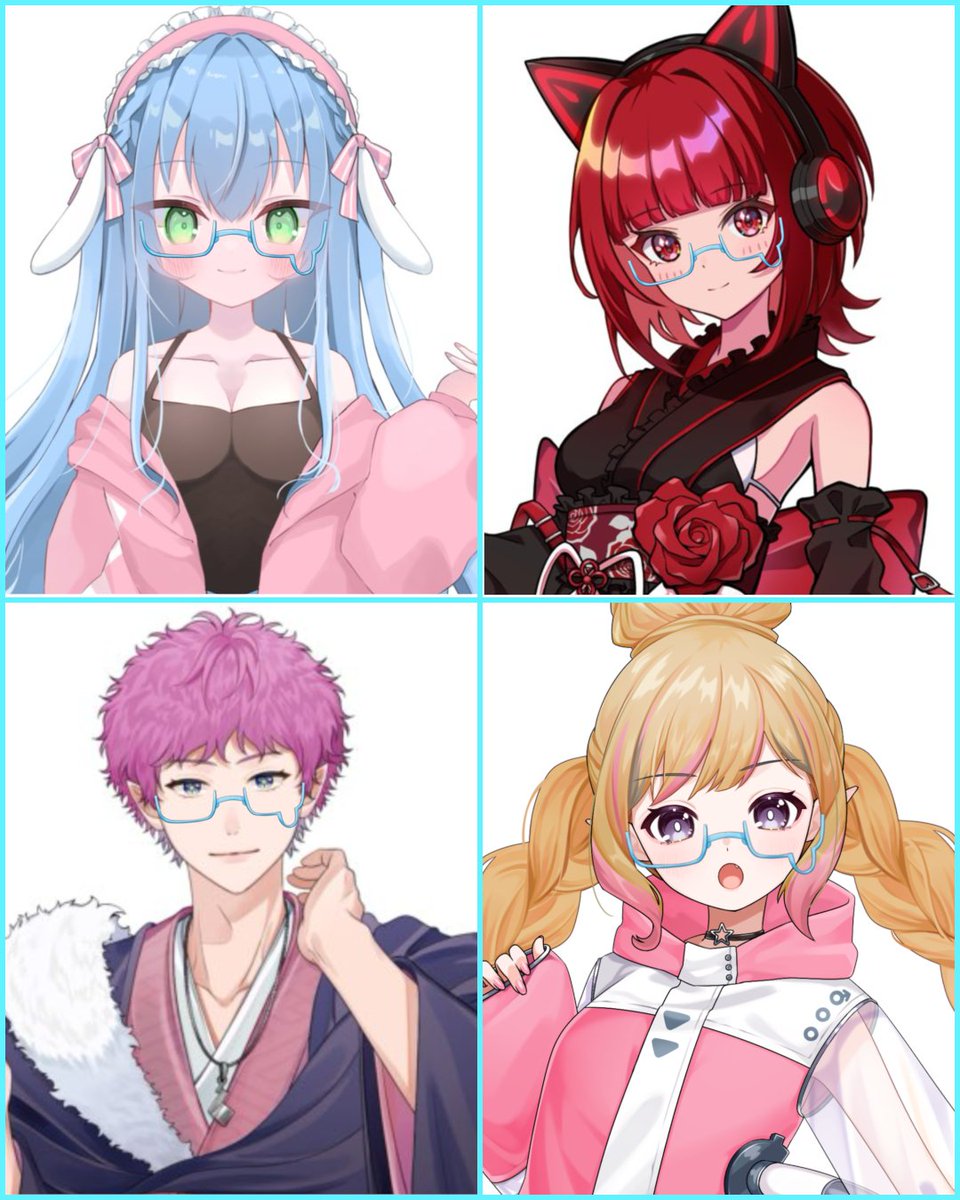 やもさんせんよう メガネもいいなぁ🤔✨