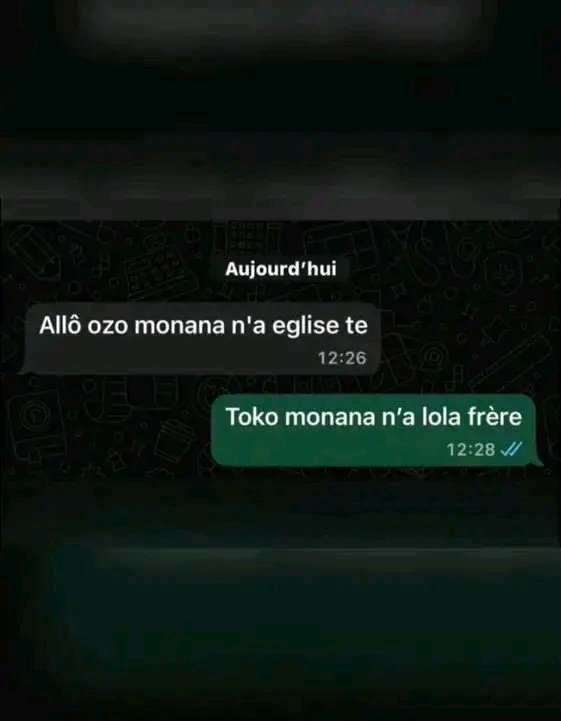 jonasmbala9's tweet photo. Les religieux transforment le cœur des gens et les poussent à douter du Dieu qu’ils prêchent. C’est triste, surtout venant des chrétiens. »

Na lola kaka probleme te ndeko😁 https://t.co/YUaYNwxQsq