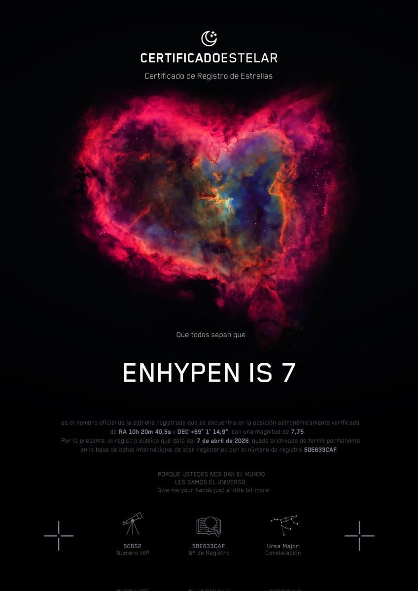 ENHYPEN NATION | SevEN tweet media