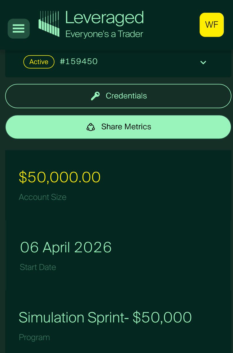 itradepropfirm's tweet image. While on this generational losing streak, I’ve decided to also add a $50K Sprint Account from @Get_Leveraged 

What’s the worst that could happen?