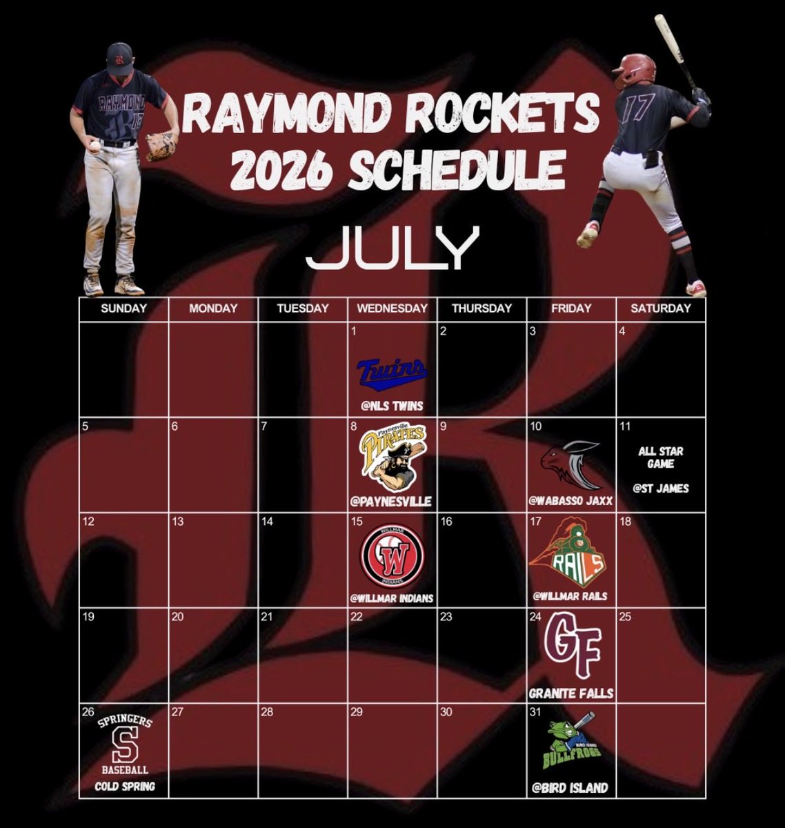Raymond Rockets tweet media