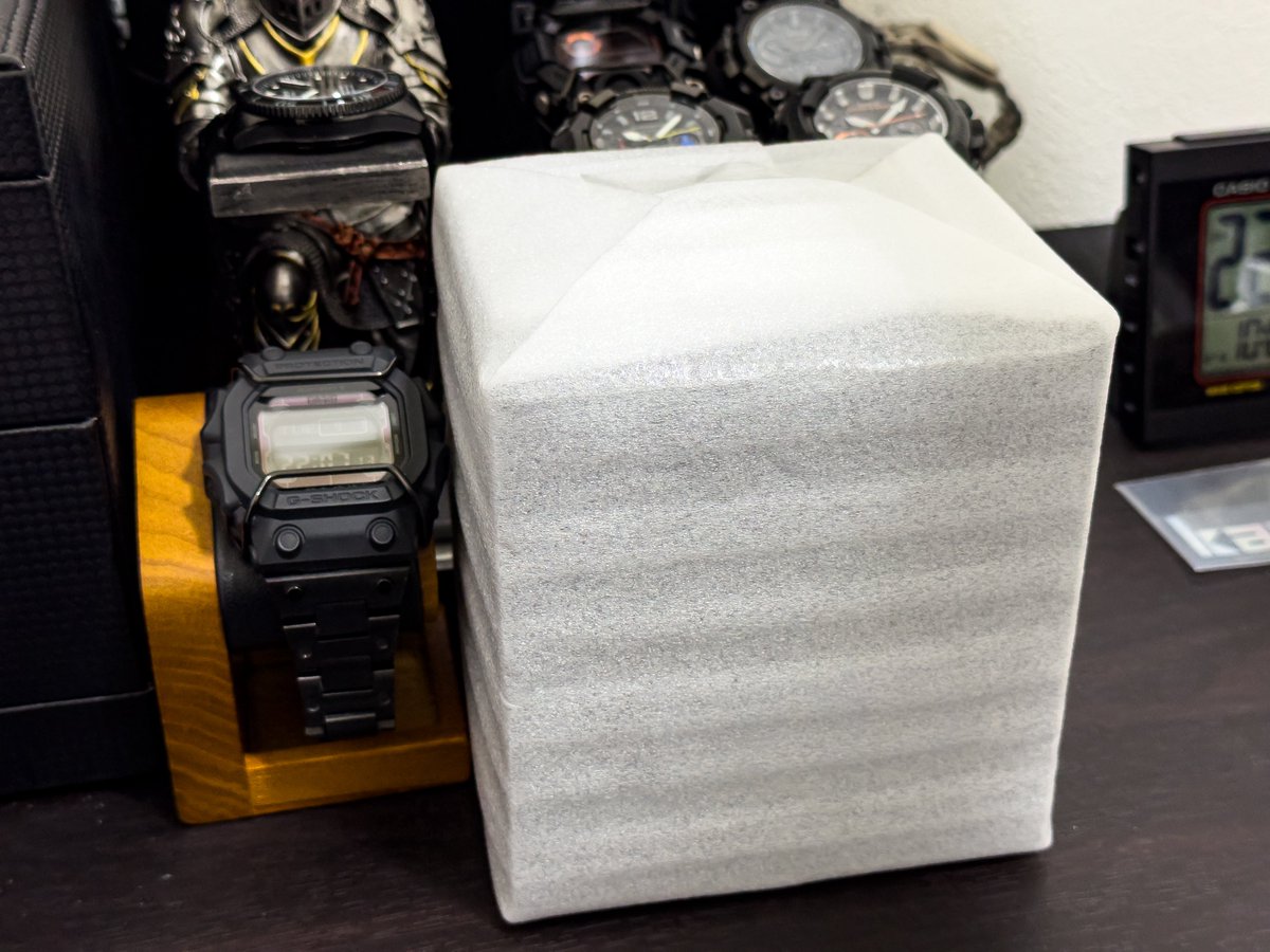 Roscoechan_8's tweet image. おりたたぶ出動！！
プラチナライト6 エヴォでヤマト運輸まで納品されますよゆるポタ
相棒はGWF-A1000XC カーボンフロッグマン🐸
PUDOのタイムラグで結局2時間も待ちぼうけを食らってしまった…
何はともあれ無事に新しいG-SHOCKをお迎え完了です✌️
 
#おりたたぶ #gshock