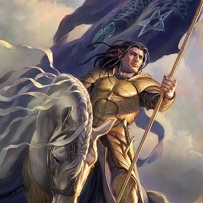 GigagodSesamar's tweet image. "Blade of Empire" is an epic fantasy novel by Mercedes Lackey and James Mallory, the second installment in The Dragon Prophecy trilogy. Todd Lockwood is the artist.  The main elf character is Runacarendalur Caerthalien.
#RealmOfSesamar #elves #demons #mages