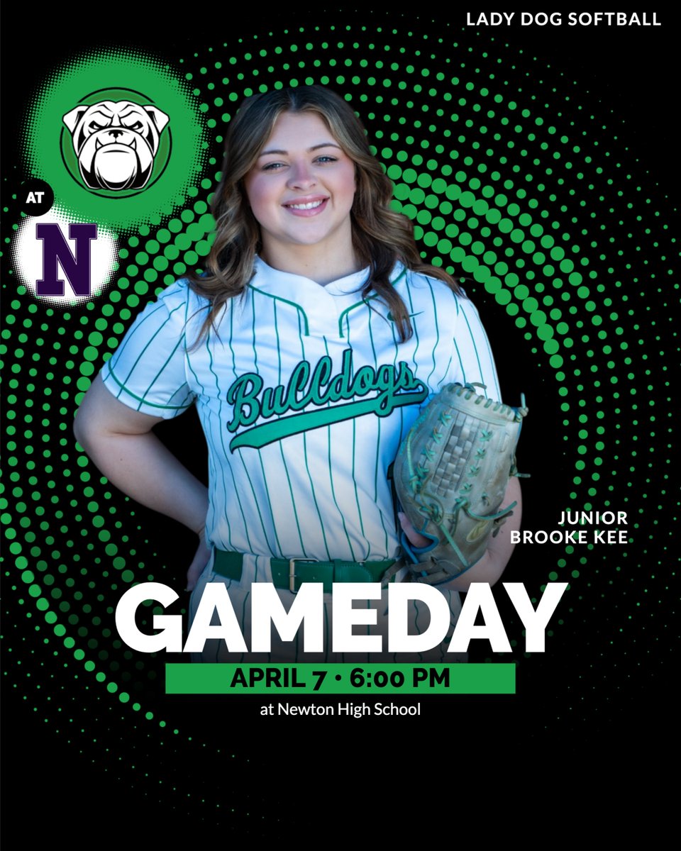 🎶 "On the road again..." 🎶

Lady Dog 🥎 hits the road again tonight 🚌💨

🟢 District 21-3A
📍 at Newton High School
⏰ 6:00 PM

#ALLIN #ladydogsball #keepthemo