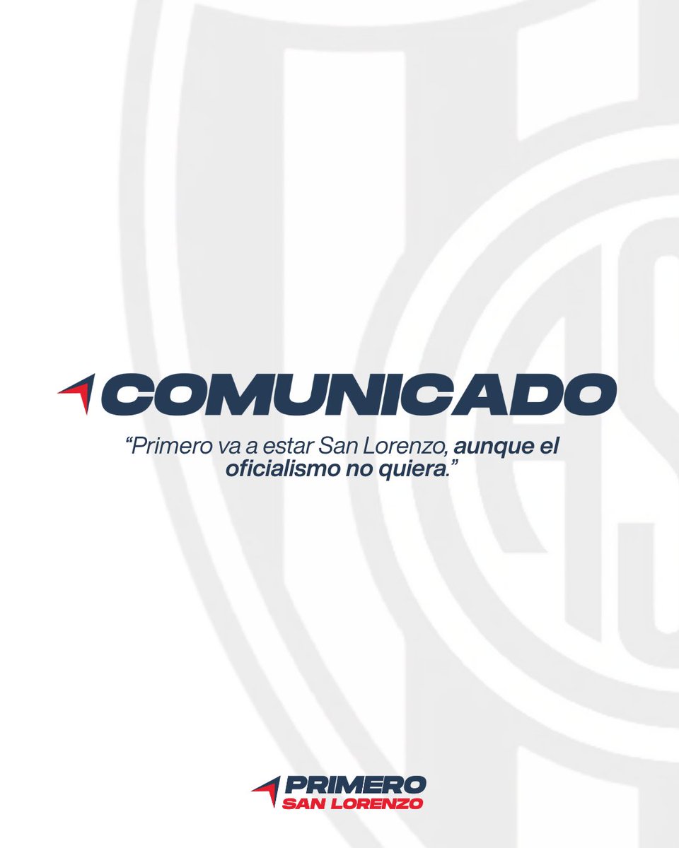 Primero San Lorenzo tweet media