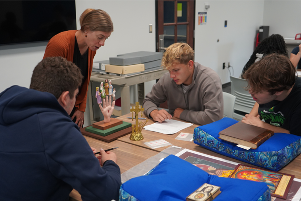 MarianLibraryUD's tweet photo. Tomorrow is One Day, One Dayton. Here is just one more example of how giving to the Marian Library Fund can assist faculty and provide hands-on learning for UD students. https://t.co/sG9cf70XrO #1Day1Dayton https://t.co/Bb7CcDHzA9