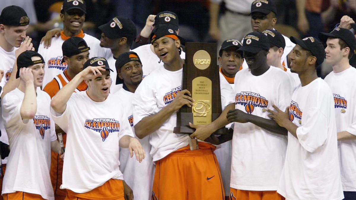 Cuse_MBB's tweet photo. 4/7/03 🍊 https://t.co/QeunAI5zqk