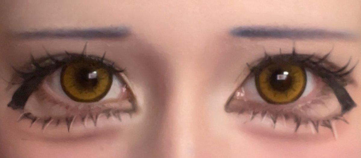 pien_uke's tweet image. makeup closeup.