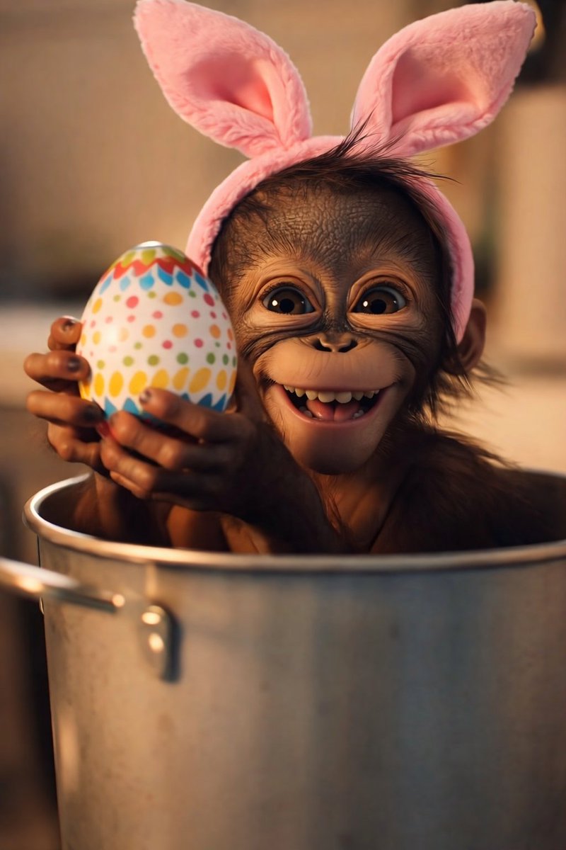 Agathe1602's tweet image. Je l'ai eu mon noeuf-noeuf de #Paques 😋
