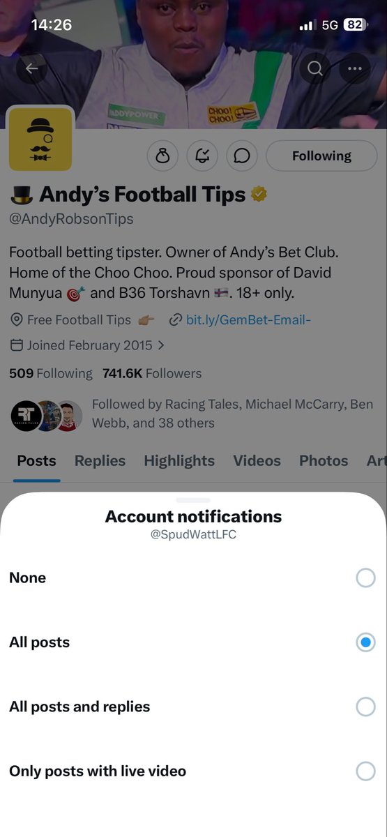 SpudWattLFC's tweet photo. @AndyRobsonTips https://t.co/cGt9NrPXOl