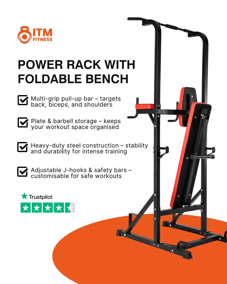 INTHEMARKETIE's tweet image. We know the struggle: you want a professional workout, but you also want your living space back. That’s why we brought in the Power Rack with a Foldable Bench — the ultimate "problem is your solution" for your home fitness.

Get a setup that adapts to your life.

#inthemarket