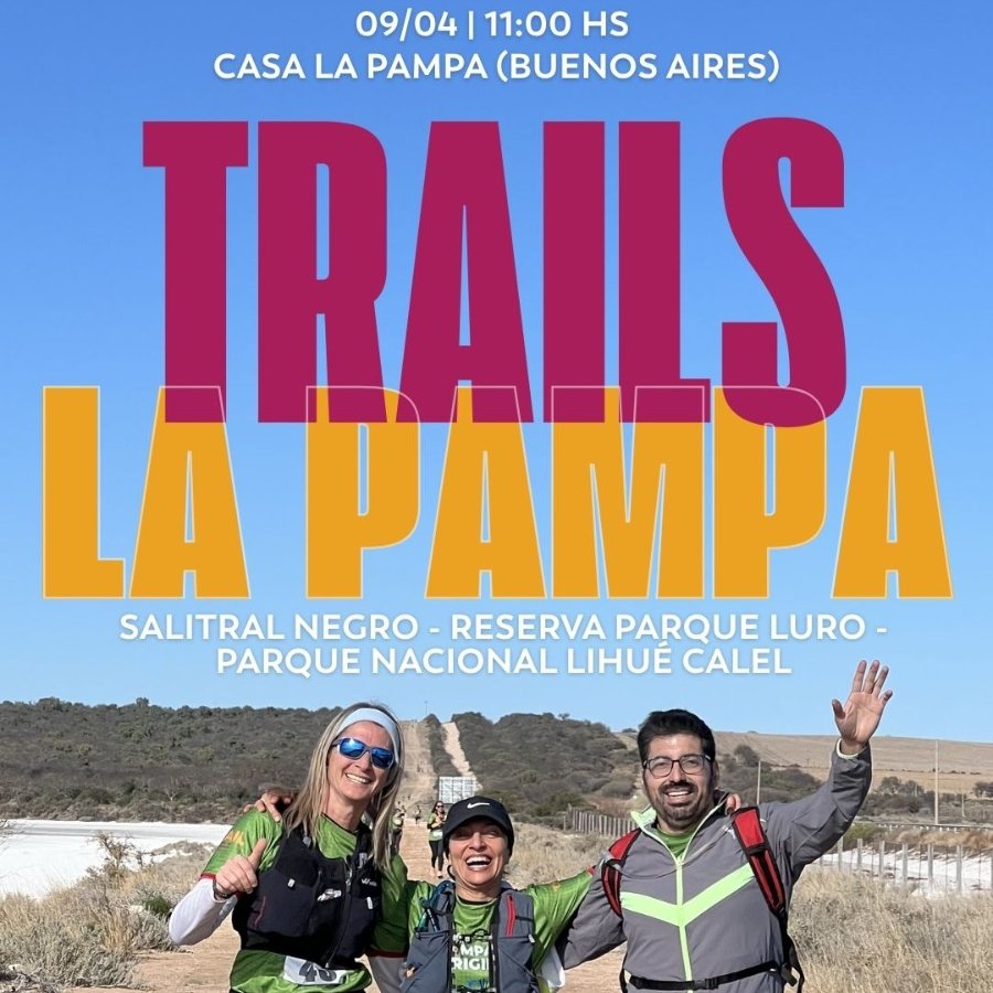 La Secretaría de Turismo de La Pampa presenta en BsAs la 3ra edición del Desafío Trail de la Reserva Parque Luro, organizado por Marathon Eventos. El lanzamiento tendrá lugar este jueves 9 de abril a las 11 hs en la Casa de La Pampa (Suipacha 346, CABA).