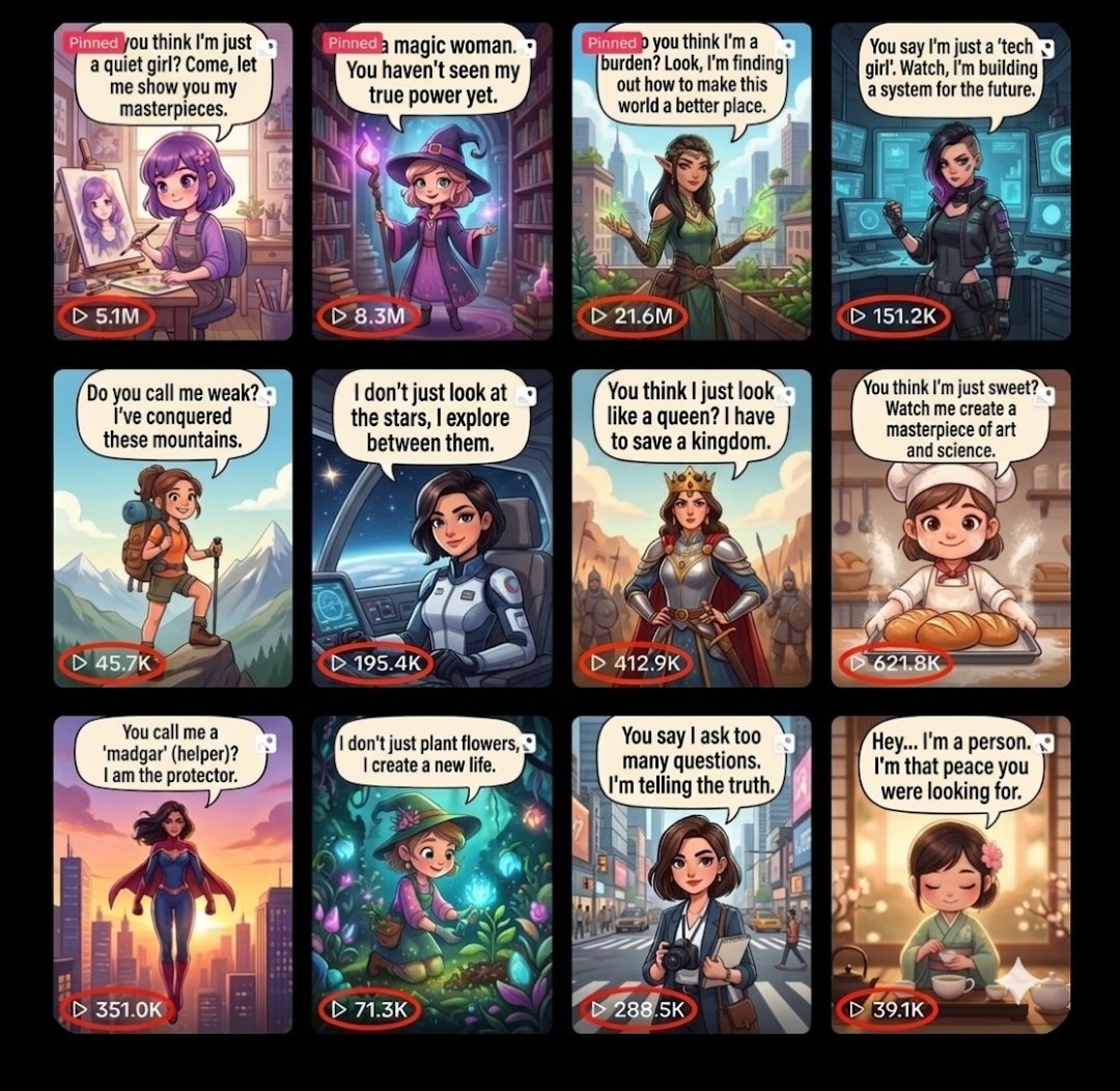 Alina_with_Ai's tweet photo. This Pixar-style TikTok trend is printing views like crazy 👀
→ Adorable 3D animals
→ 8-slide stories
→ No talking required
…and it’s secretly promoting apps at the same time.
The playbook:
1️⃣ Pick any cute animal
2️⃣ Generate your slides (NanoBanana)
3️⃣ Hook hard in slide 1
4️⃣ Make your app the “hero”
5️⃣ Repeat every day
No face. No voice. Just pure results.
Follow me for more TikTok hacks 🔥