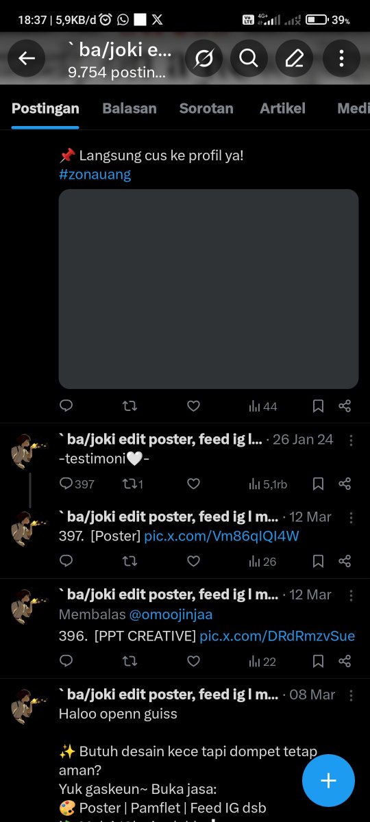 joki edit desain poster, feed ig, dsb tweet media