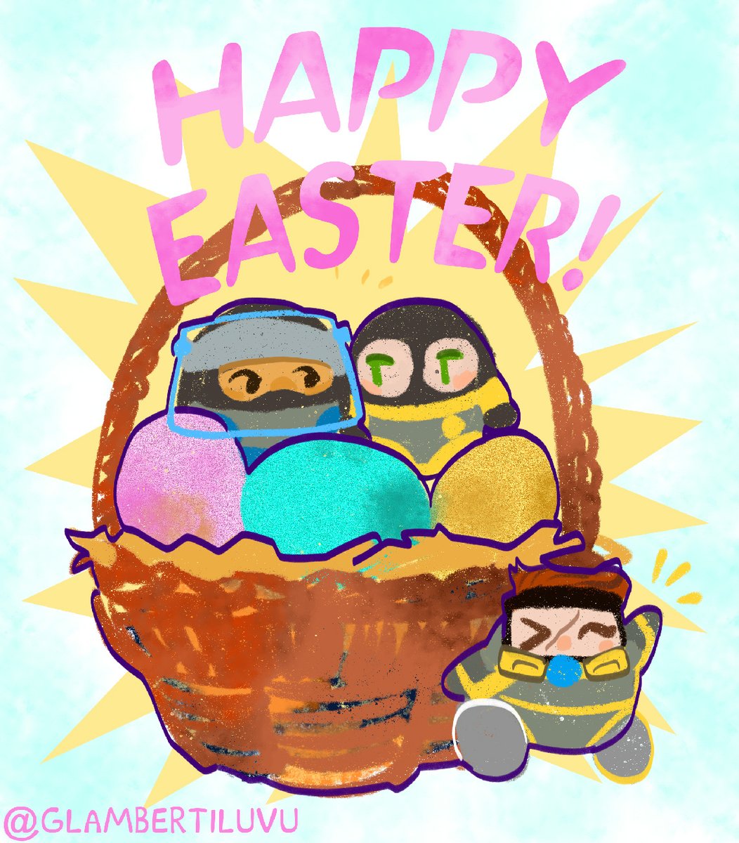 glambertiluvu's tweet image. Happy Easter! 🪺

#Lion #Doc #Finka #rainbowsixsiege #wer6community #fanart #r6community #easteregg