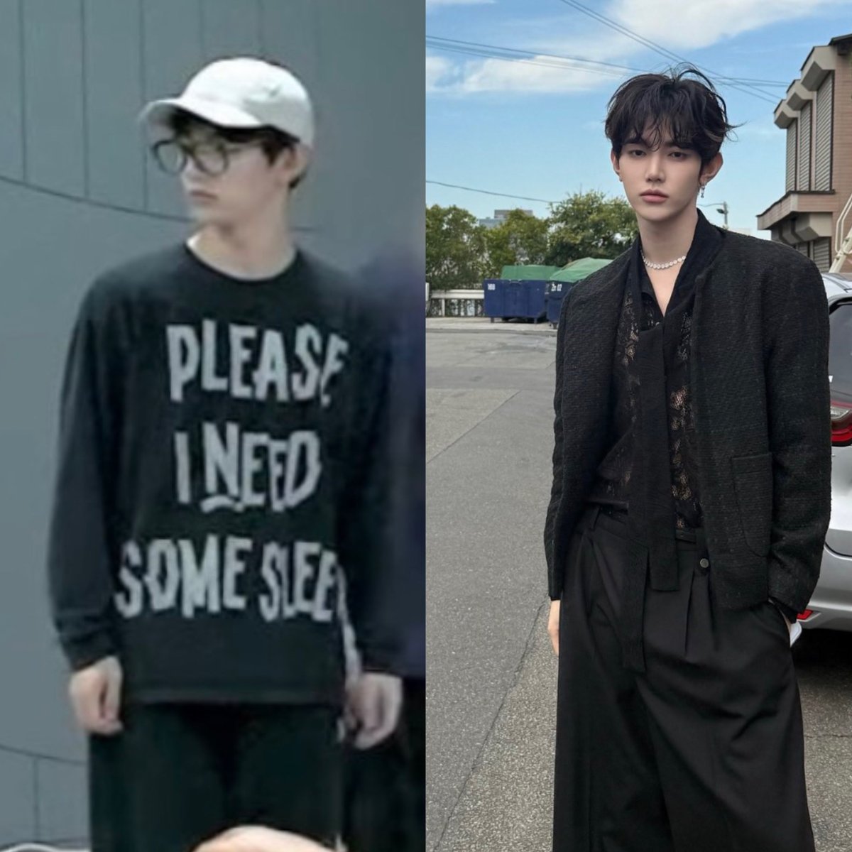 fuhaoyaa's tweet photo. me at my                                         me when                                                   graduation                                and2ble debuts https://t.co/m326sOPOZS