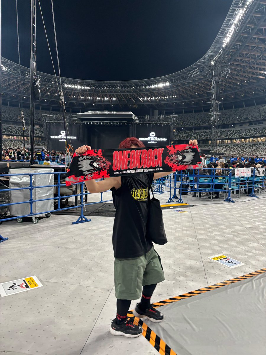 hobby_210's tweet photo. THE MUSIC STADIUM 2026 4/5
ONE OK ROCK ×YOASOBI

最高でした このLIVEに行けて良かった。心の底からそう思えてます https://t.co/5nWPlizJAd