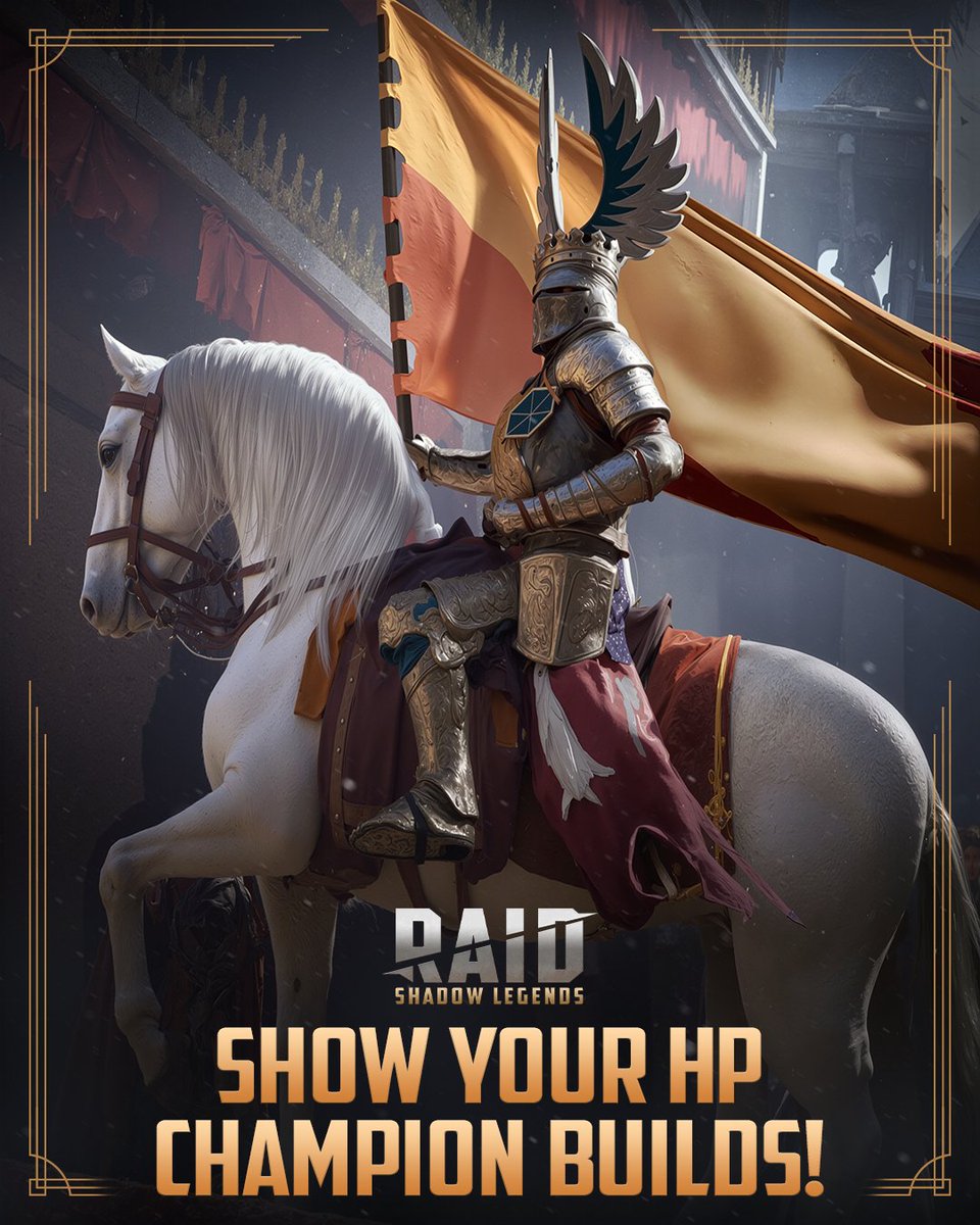 RaidRPG's tweet image. World Health Day is here, and what's a better way to celebrate than holding a little contest? 😉

Show me the builds of your favorite HP Champions, and as usual, the build that gets the highest number of likes will receive 300 Gems from me in 24 hours!

#RAIDrpg