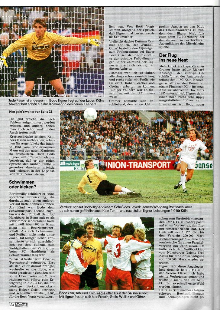 kicker_fuma's tweet photo. "Bodo Illgner - Jeder ist seines Glückes Schmied"
(Aus: Fuma Mai 1987)
#illgner #effzeh #realmadrid #dfb #wm90 #italia90 #botd #happybirthday https://t.co/Q8O0bLFtTv