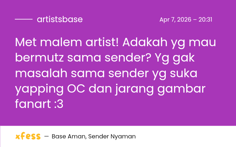 Artist’s Base tweet media