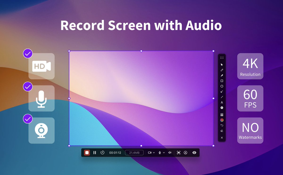 Framer_X's tweet image. I discovered @1001TVs screen recording app over a year ago.

Haven’t used anything else since.

It’s simple, reliable, and perfect for Mac.

Best use cases + quick info below 👇
