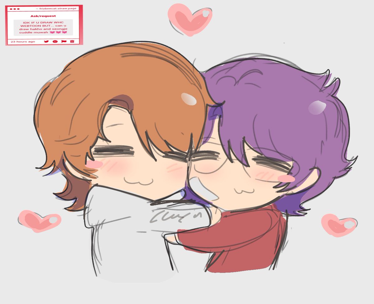 frzbeecat's tweet image. sorry this is so low effort lol 😭 i dont draw webtoon whc bcuz ive never actually read it HELP I PROMISE ONCE I DO ILL REDO THIS REQUEST ❤️‍🩹 #whc