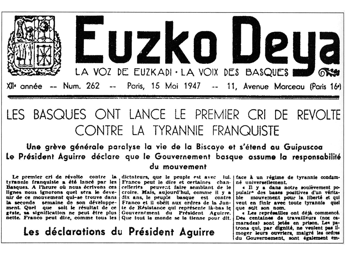 Frankismoaren aurkako lehendabiziko mobilizazioaz hitz egiten egon ginen <a href="/PodcastTaupadak/">podcast_taupadak</a>-n

🍞Errazionamendua eta zerrauts-ogia
✊1947ko maiatzeko greba

go.ivoox.com/rf/170987715