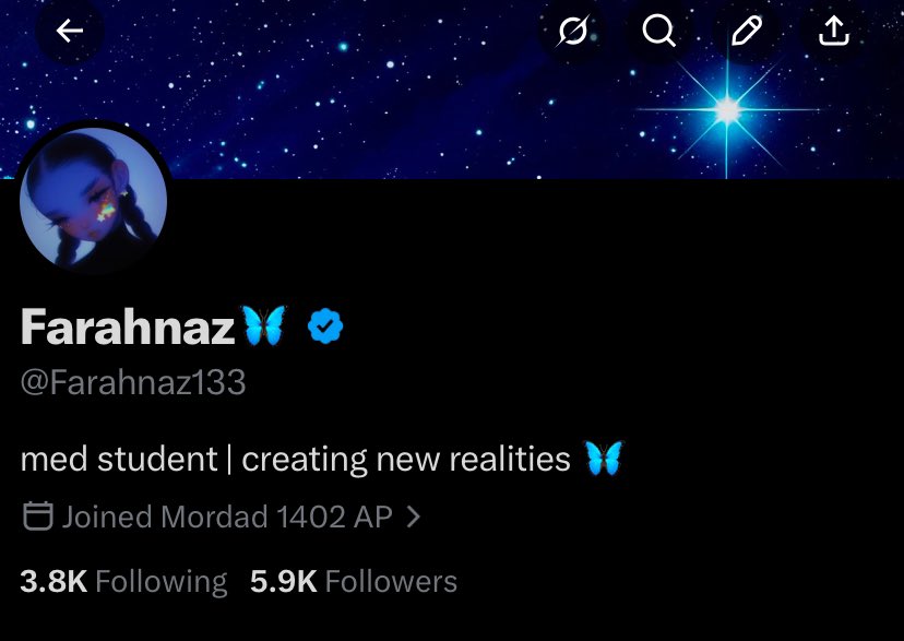 Farahnaz🦋 tweet media