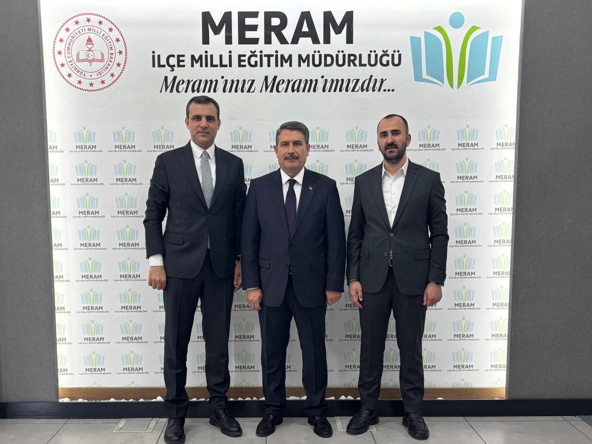 meramMEM's tweet photo. Konya Büyükşehir Belediyesi Genel Sekreter Yardımcısı Sayın Şükrü Koyuncu ve İnsan kaynakları ve Eğitim Dairesi Başkanı Sayın İsmail Tanoğlu , İlçe Millî Eğitim Müdürümüz Erkan Yakışır'a hayırlı olsun ziyaretinde bulundular.
@sukrukoyuncu @tanogluismail @erkanyakisir https://t.co/6dMJbrMbeV