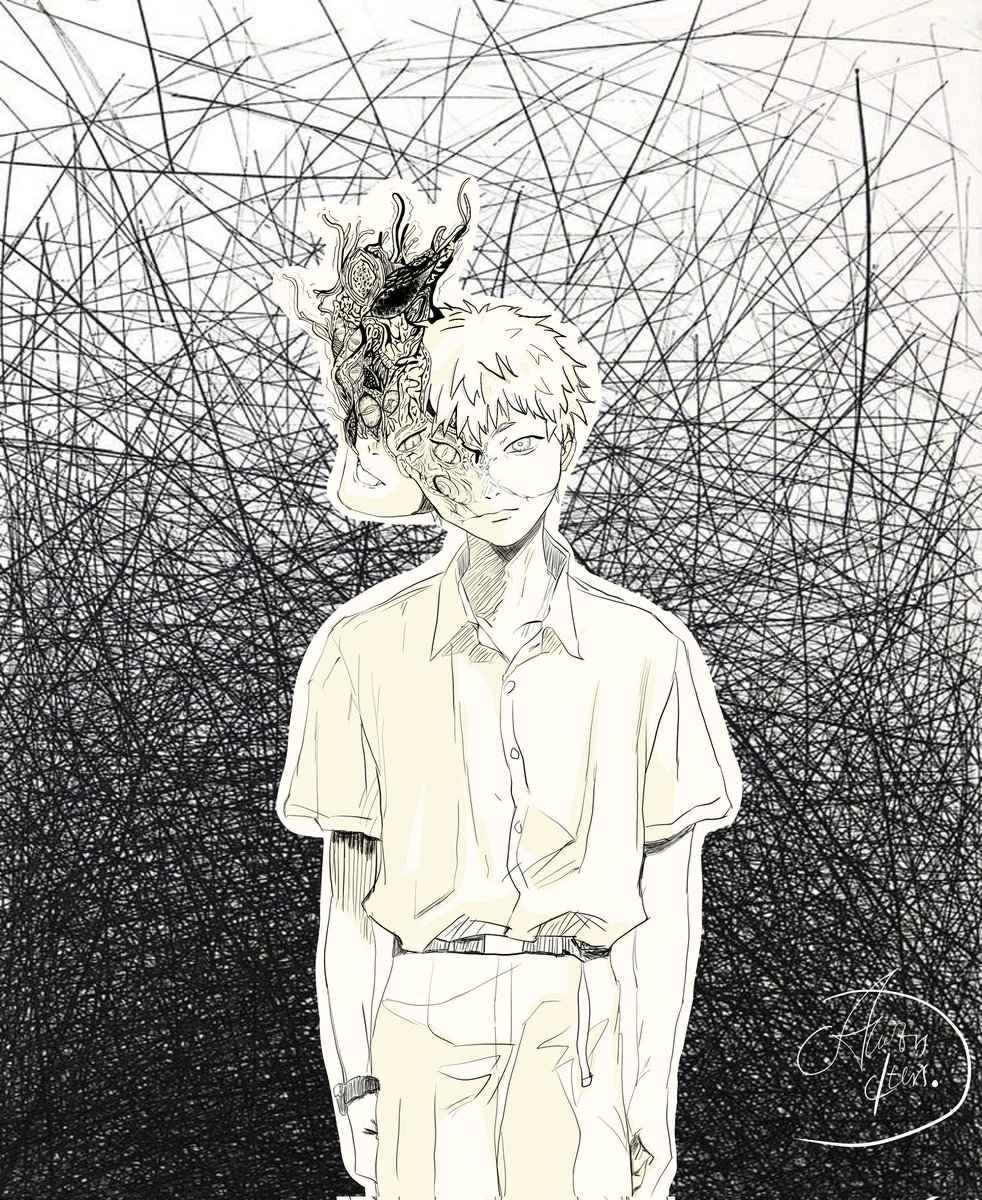 Divus1Julius's tweet photo. New pfp :D
(Junji Itto preference)
#光が死んだ夏
#tshd #artmoots
#krita https://t.co/7XEX9sa9uH