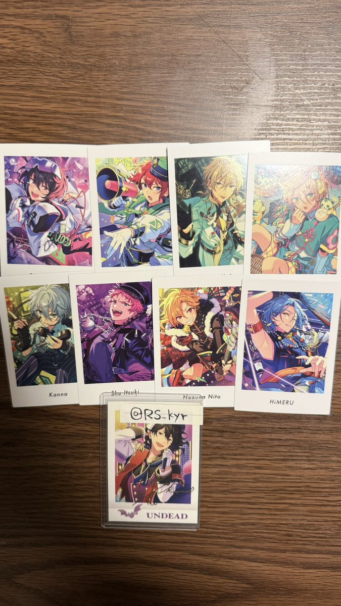 RS_kyr's tweet photo. 【交換/譲渡】あんスタ アニカフェ ステッカー

譲・レオ 泉 嵐  カンナ 紅郎 アドニス 薫 晃牙 こはく 真緒 真 弓弦 英智
凛月 司 薫 藍良 カンナ 宗 なずな HiMERU

求・
[ステッカー] 零 望見 ひなた 夏目 凪砂 ライカ
[ぱしゃっつ] 零 望見 夏目 ライカ
or
定価＋送料

↓ https://t.co/d77JKxPm4F