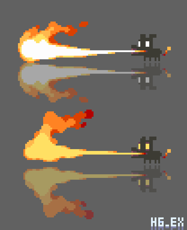 HG_EX's tweet photo. ドット絵「チビドッグブレス✕2」
#ドット絵 #pixelart https://t.co/GGoL1y0IBo