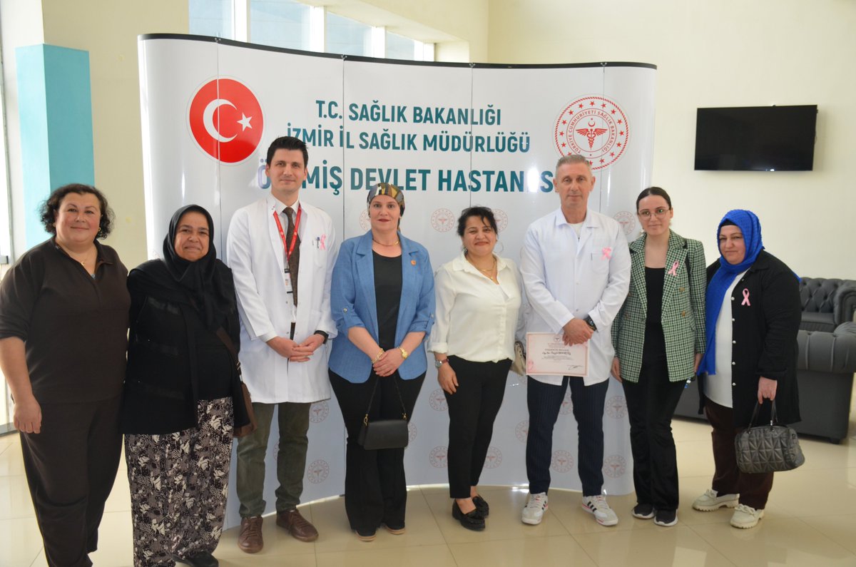 odemisdh's tweet photo. Kurumumuz Ödemiş Devlet Hastanesi 'nde 1-7 Nisan Kanser Haftası etkinlikleri kapsamında düzenlenen “Meme Kanseri Farkindalik Eğitimi” bugün başarıyla gerçekleştirildi. https://t.co/W0zSSUrKxR
