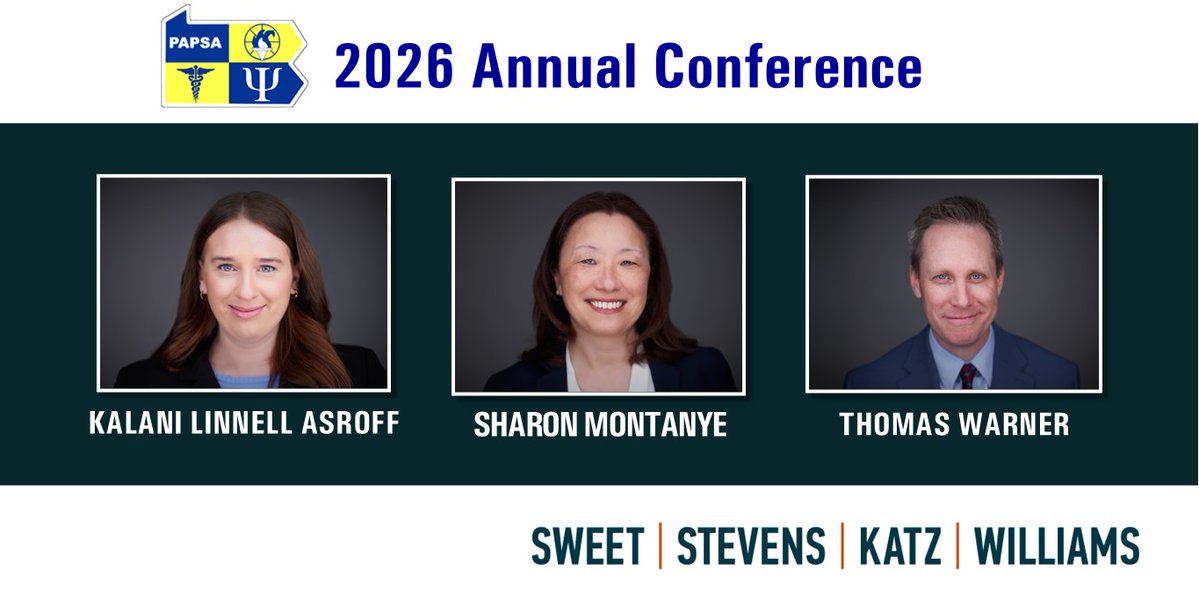 Sweet Stevens Katz & Williams tweet media