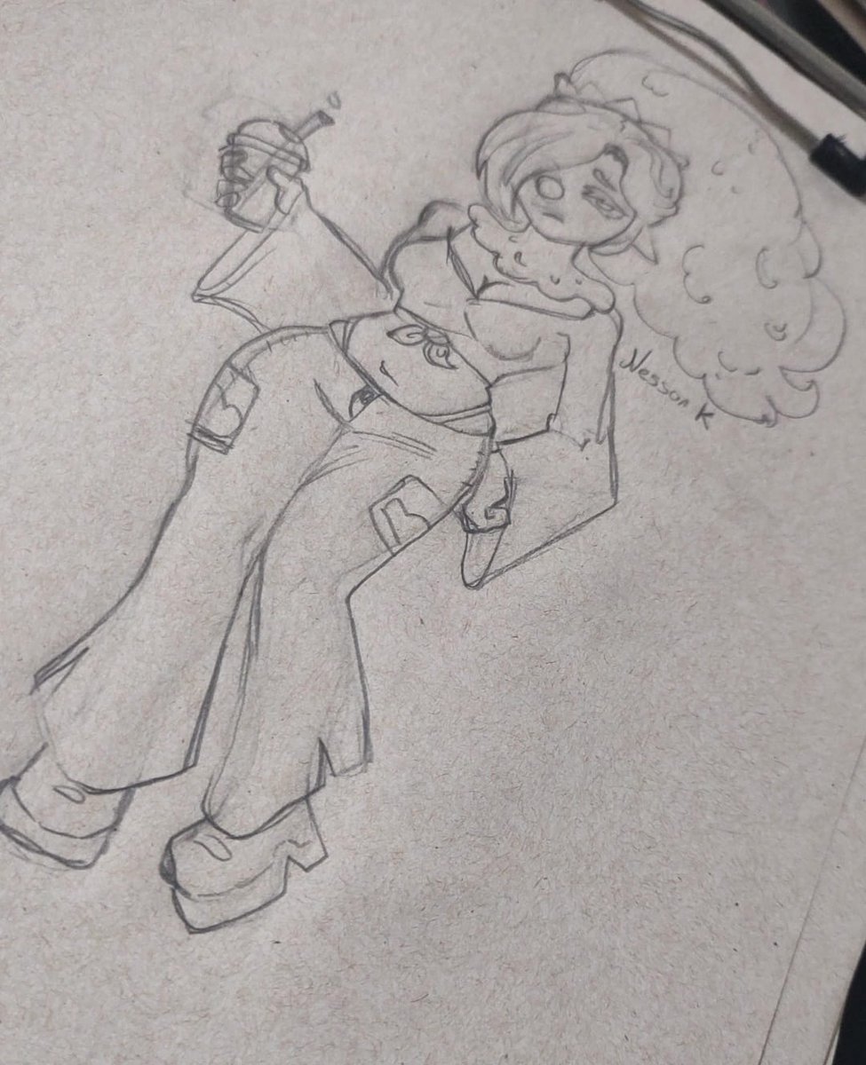 Guppers2033's tweet photo. @NeesanK_ también le hizo un dibujito de mi OC con su otro outfit
A poco no le quedo bien chulo https://t.co/fbGgruJXPP